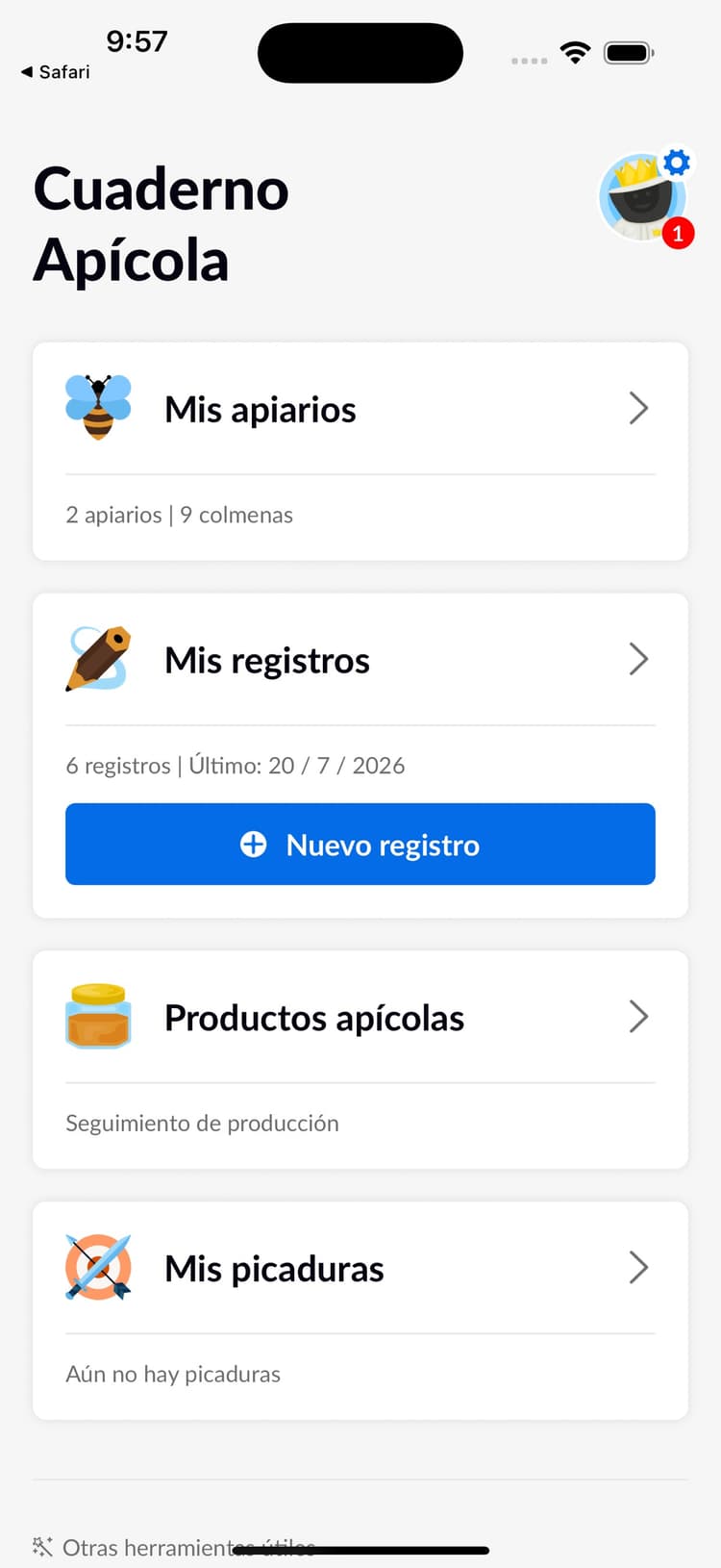 Beentry mobile dashboard preview